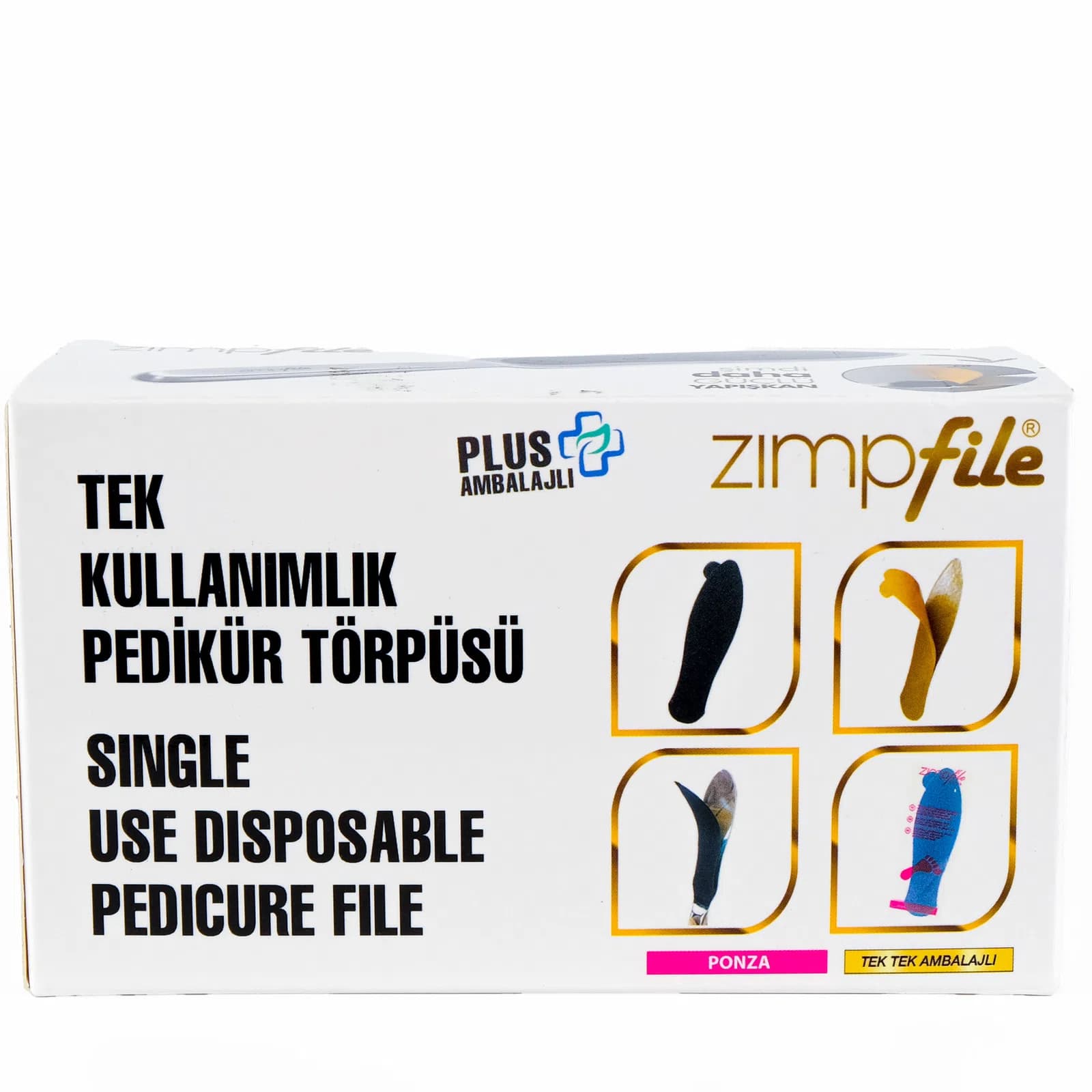 Zimpfile Tek Kullanımlık Ahşap Törpü Zımparası 100 Adet