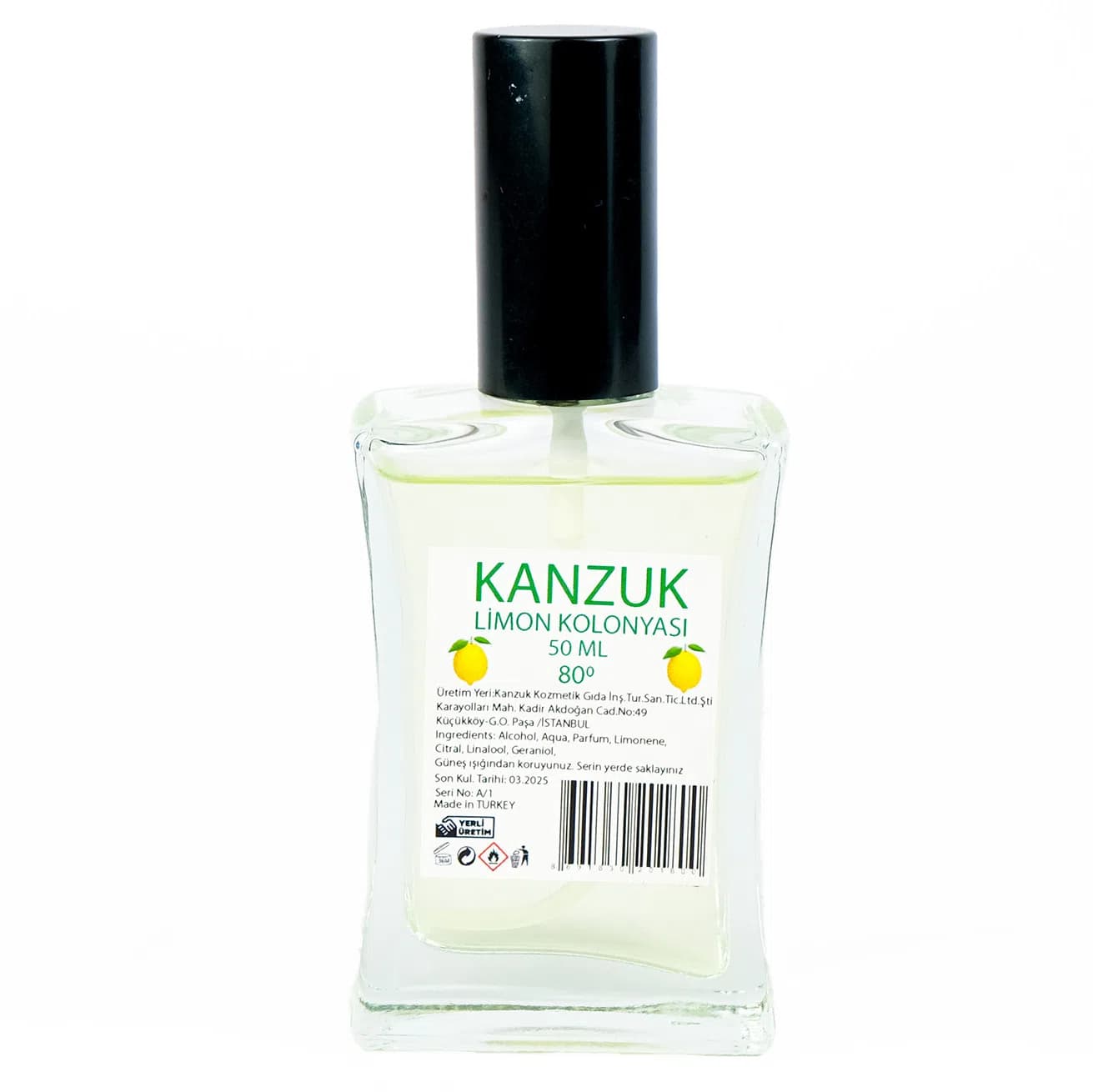Kanzuk Kolonya 80' 50 Ml