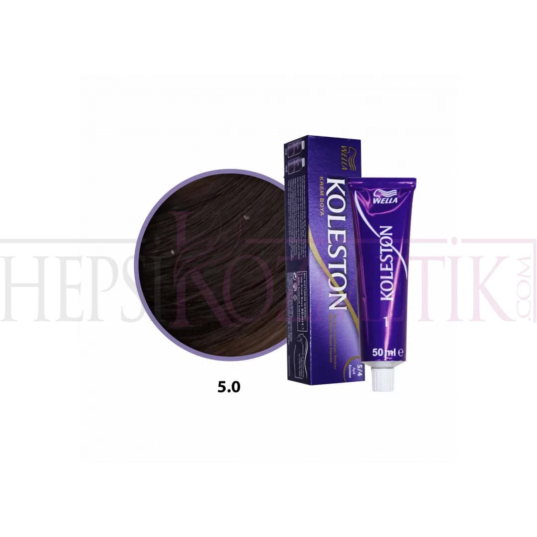 Koleston Saç Boyası 5.0 Açık Kahve 50 Ml