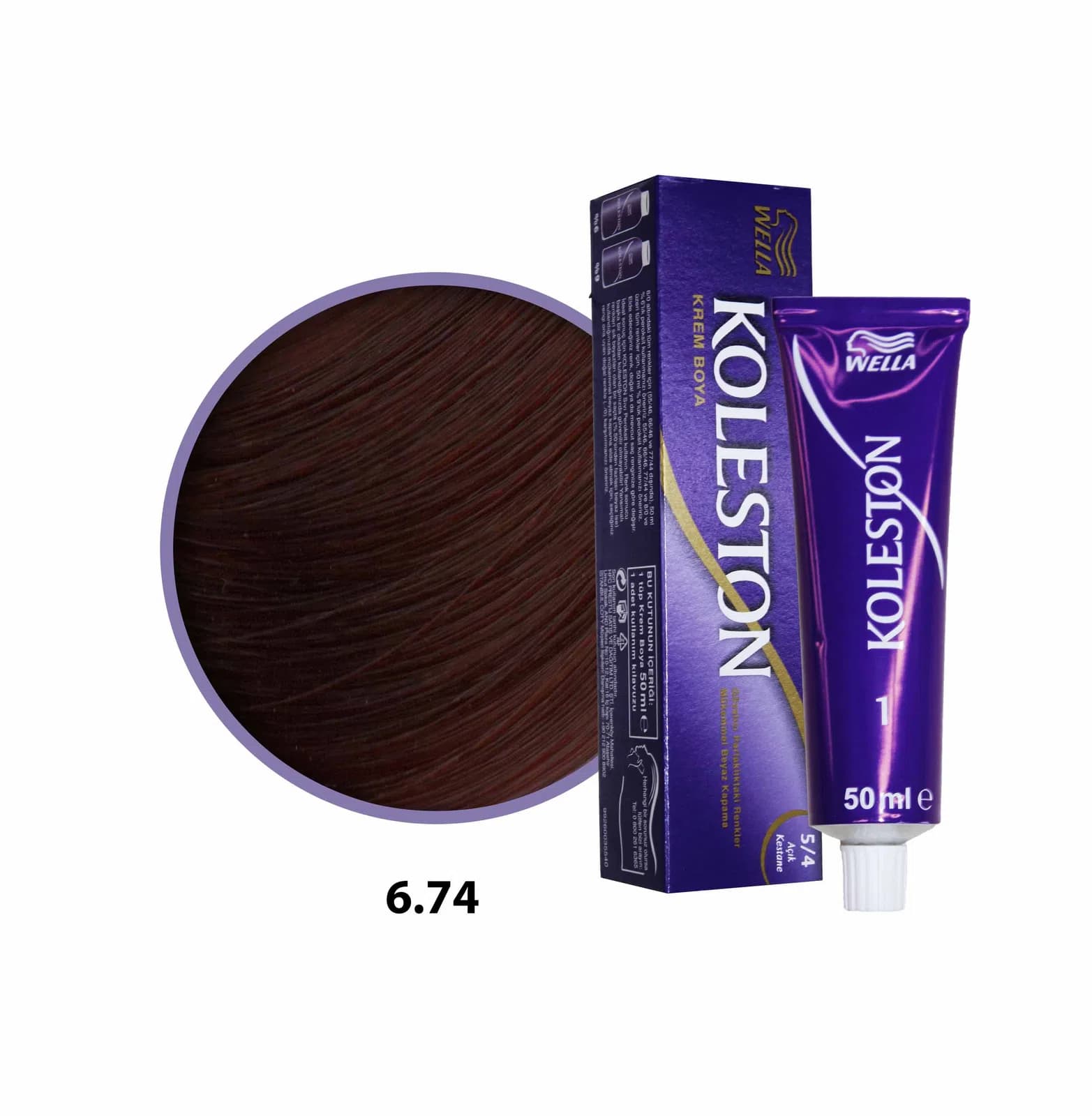Koleston Saç Boyası 6.74 Terracota 50 Ml
