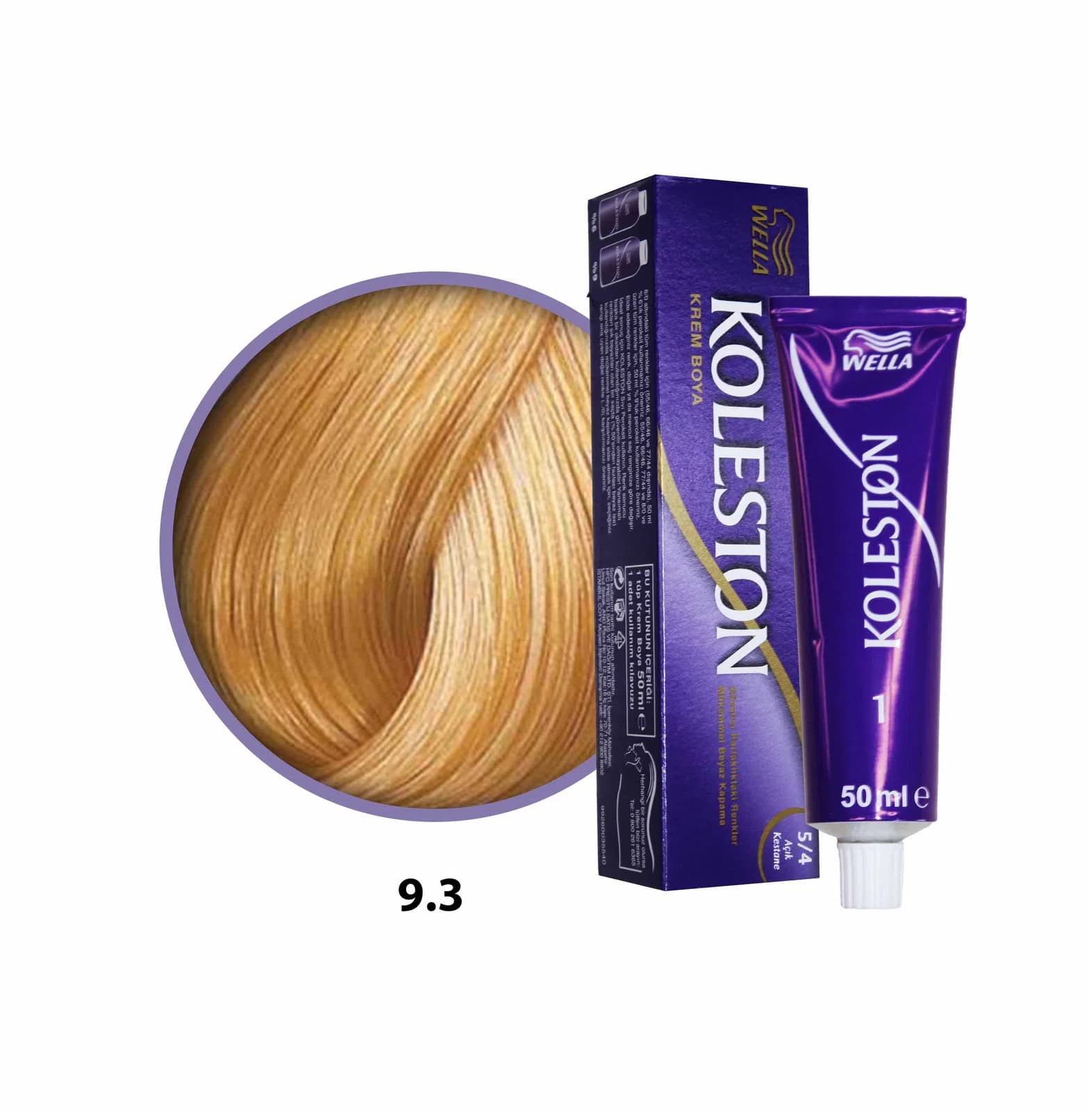 Koleston Saç Boyası 9.3 Altın Sarısı 50 Ml