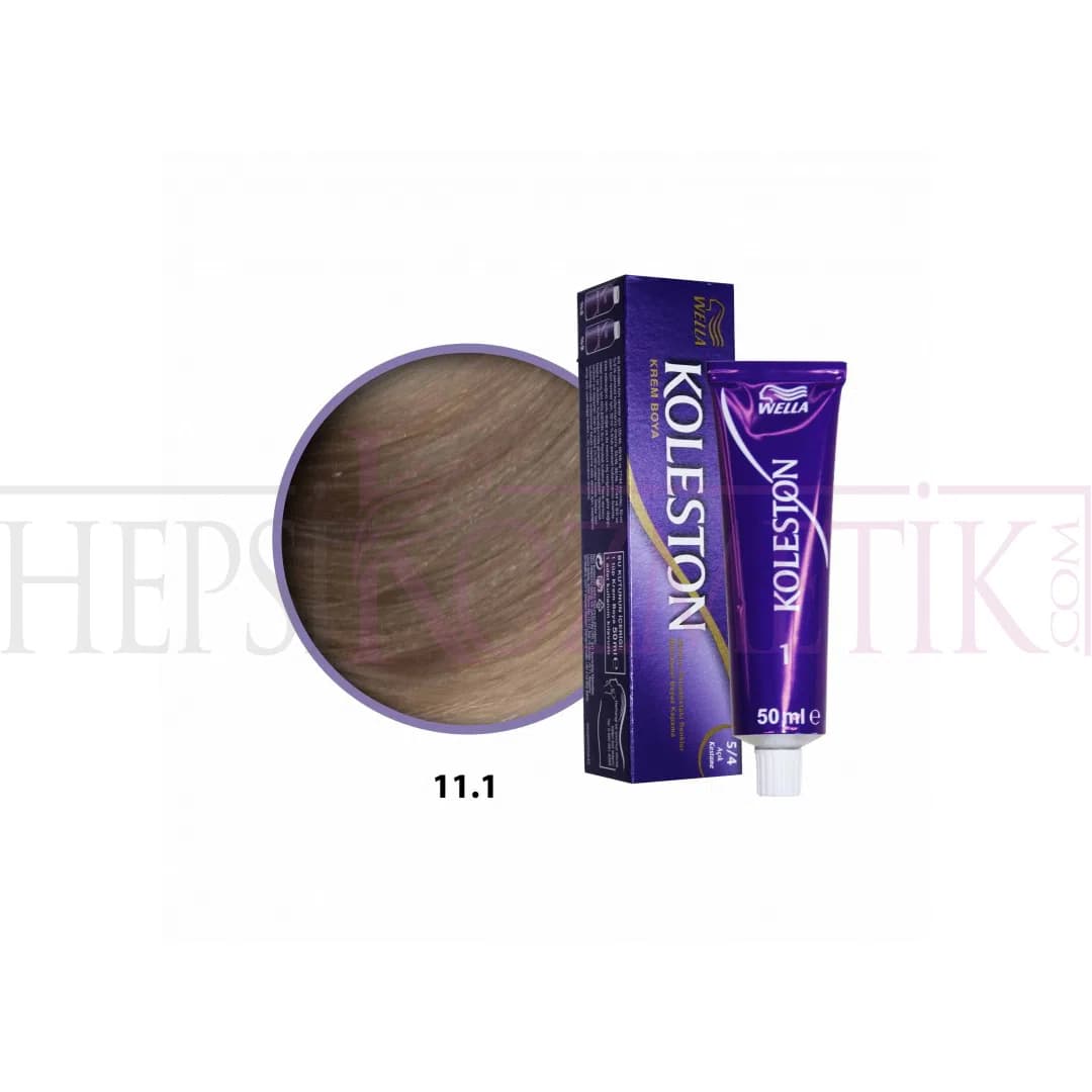Koleston Saç Boyası 11.1 Açık Küllü Sarı 50 Ml