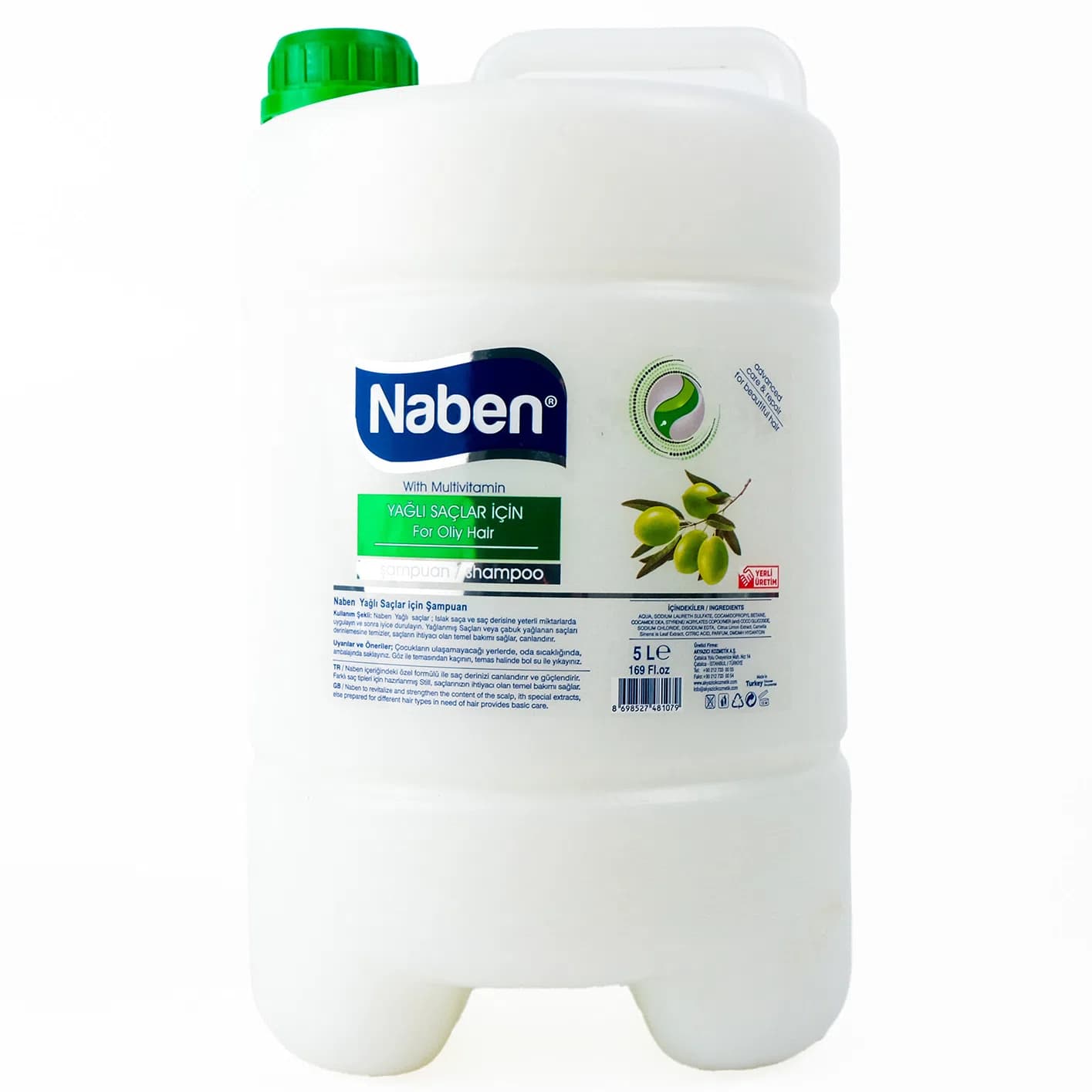 Naben Saç Şampuanı Zeytinyağlı 5 Kg