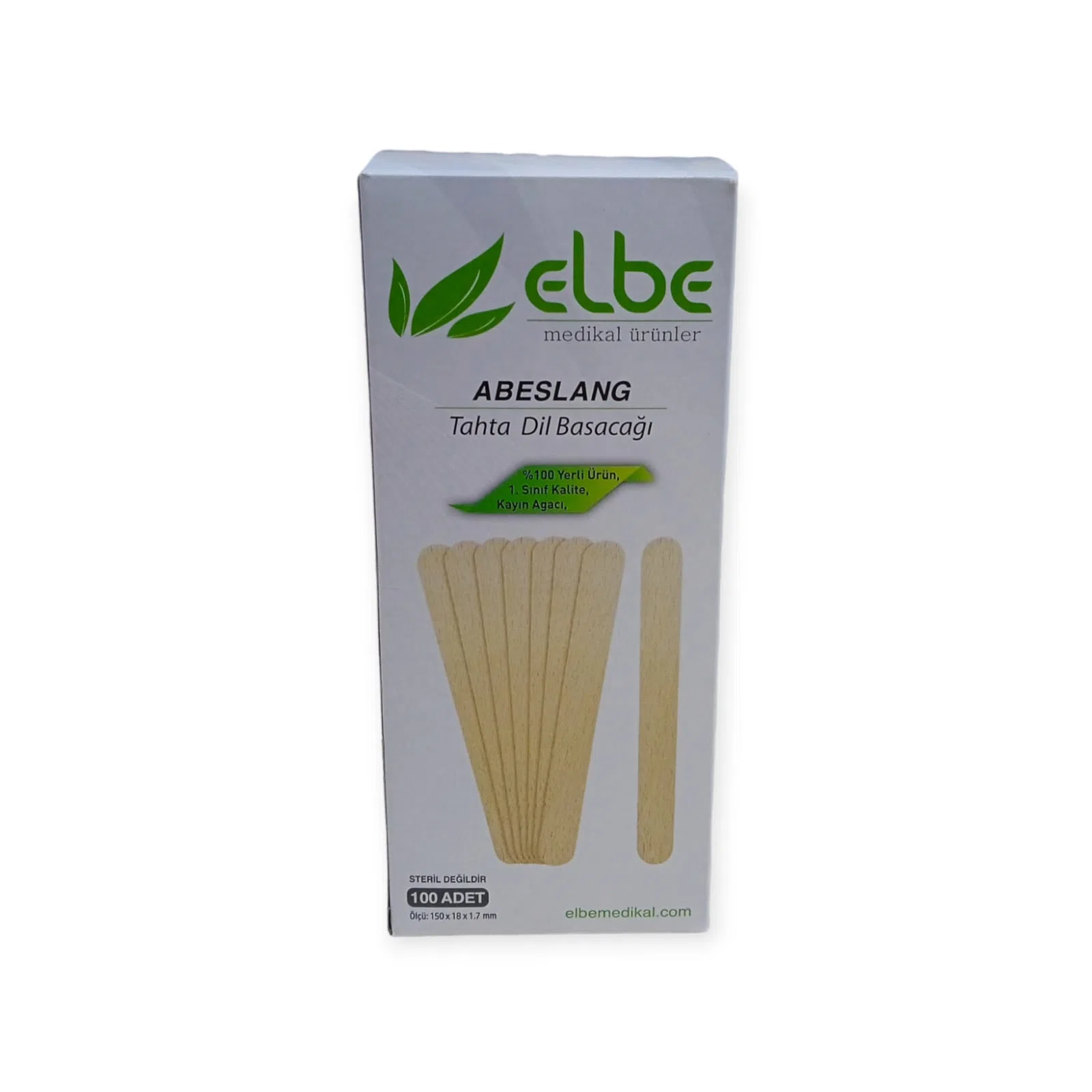 Ahşap Ağda Spatulası Sirzade 100 Adet