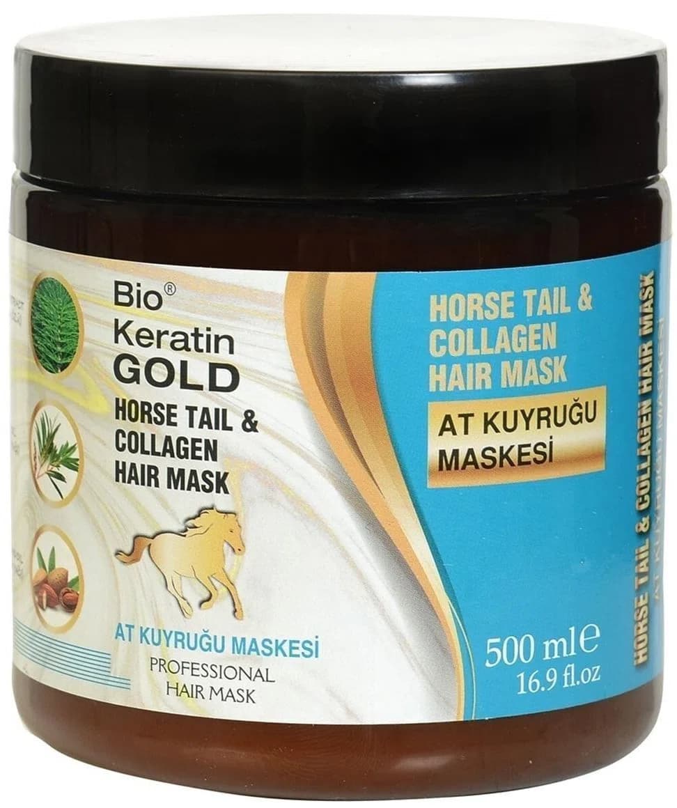 Bio Keratin Gold Saç At Kuyruğu Maskesi 500 Ml