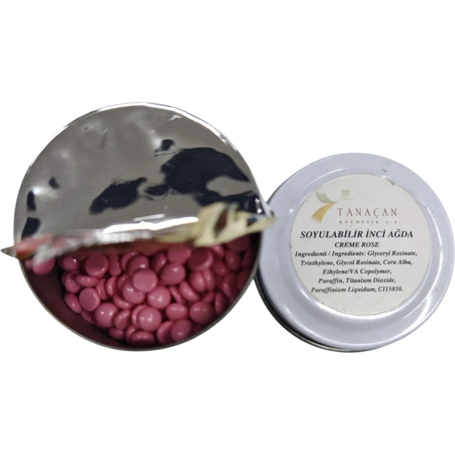 Tanaçan Soyulabilir İnci Ağda Rose 50 Gr