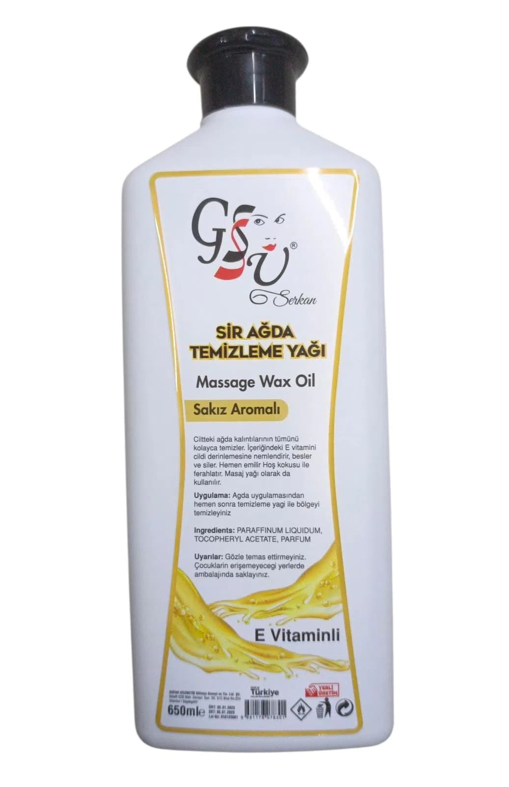 Gssu Masaj Yağı Ve Ağda Yağı 650 Ml