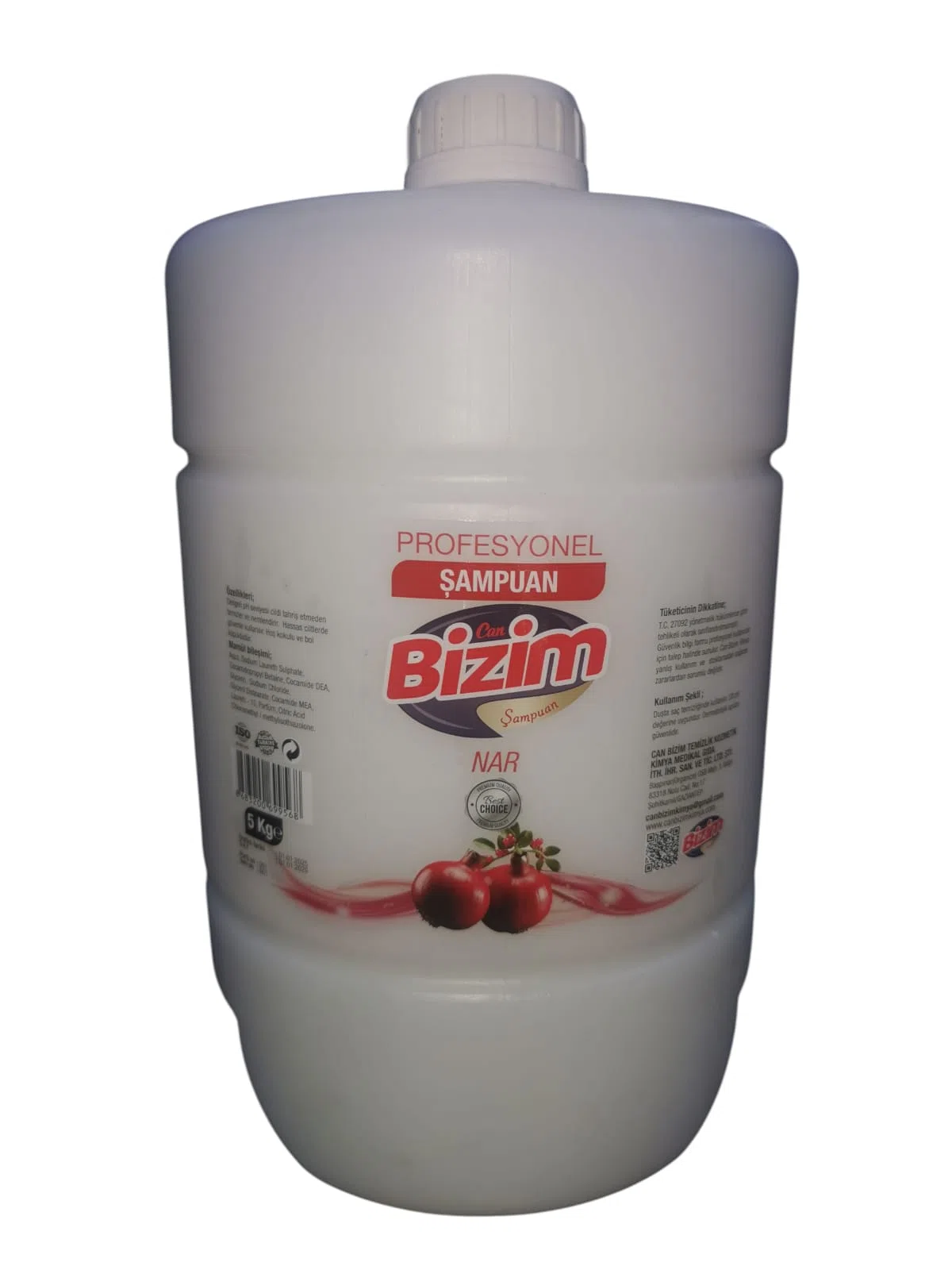 Bizim Saç Şampuanı Nar 5 Kg