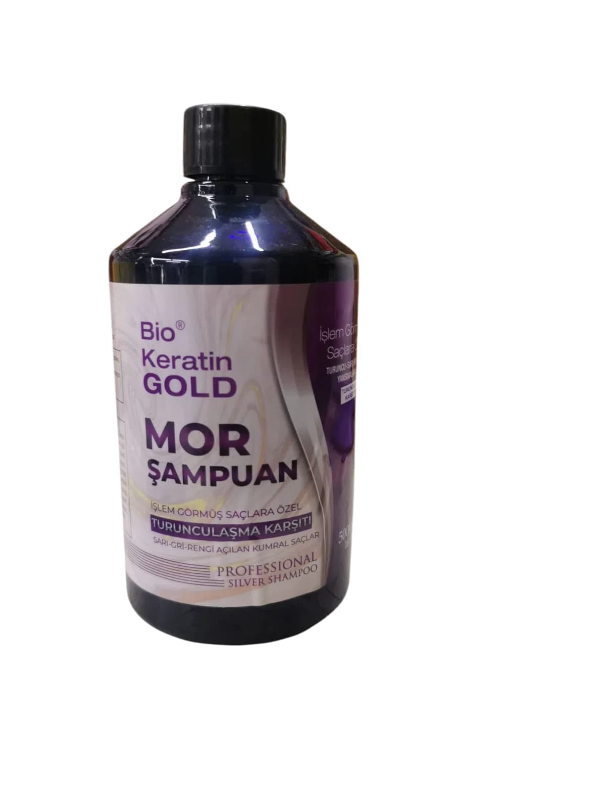 Bio Keratin Gold Mor Şampuan 500 Ml