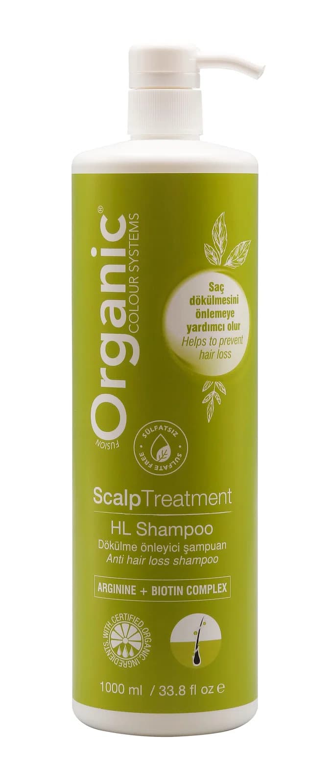 Organic Scalp Treatment Shampoo 1000 ML - Dökülme Önleyici