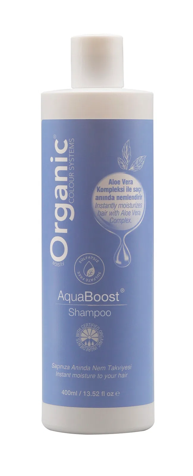 Organic Aqua Boost Shampoo 400 Ml – Nemlendirici