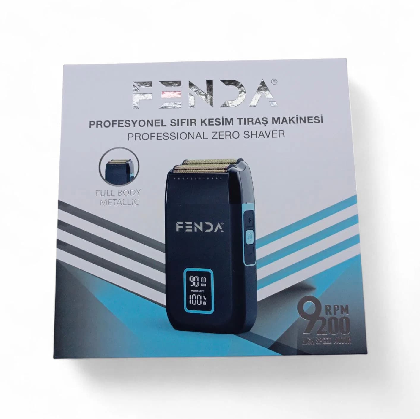 Fenda Şarjlı Sakal Elekli Makina Zero Füme